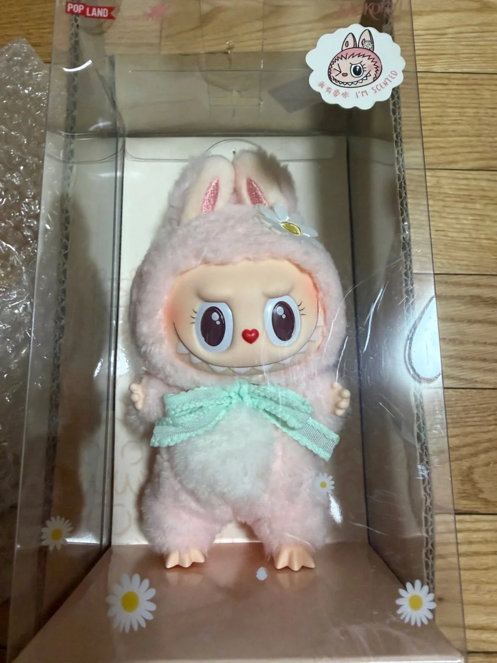 Pop Mart/Pop Land Authentic Labubu Mokoko Close to Sweet Vinyl Plush Doll